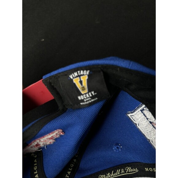 Mitchell & Ness New York Rangers NHL SnapBack  Cap Blue Red Men’s Adjustable - Picture 7 of 7